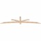 Ekena Millwork Alberta Smooth Timber Gable Bracket, Douglas Fir, 96"W x 24"H x 1 1/2"D x 3 1/2"F, 6/12 Pitch GBW096X24X0204ALB00SDF - alternate 3